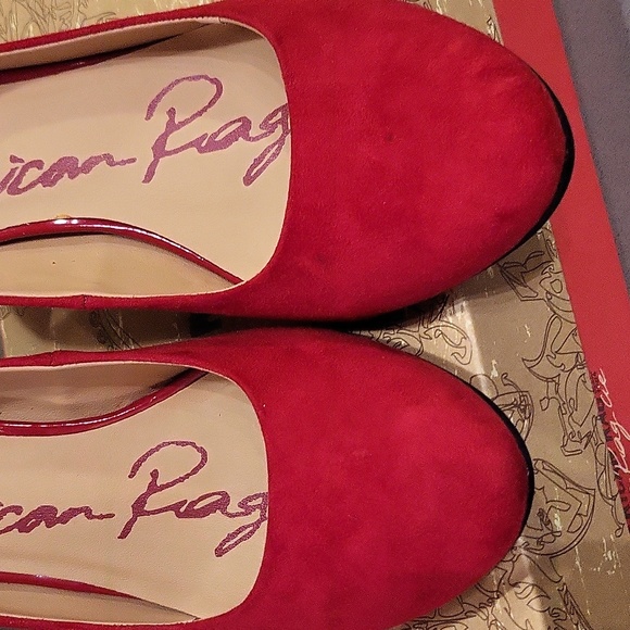 Suede low comfortable chunky heel w/ round toe - Picture 5 of 17